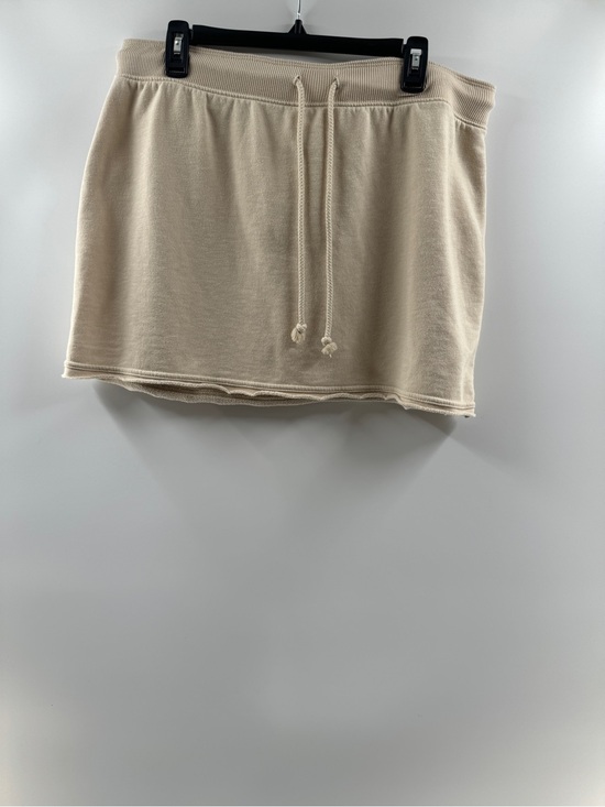 American Eagle Outfitters Dresses & Skirts - American Eagle Cream Drawstring Sweatshirt Mini Skirt – Women's XL